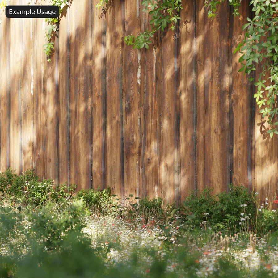 Aged Live Edge Wood Siding Wall Texture
