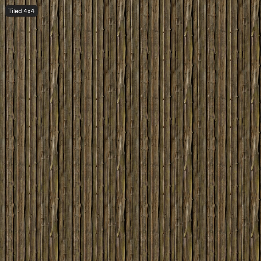 Mossy Live Edge Wood Siding Wall Texture