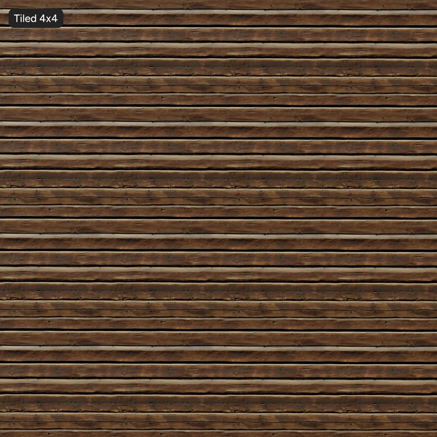 Wood Log Siding Wall Texture