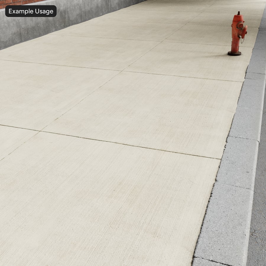 Bezemafwerking betonnen wandtextuur