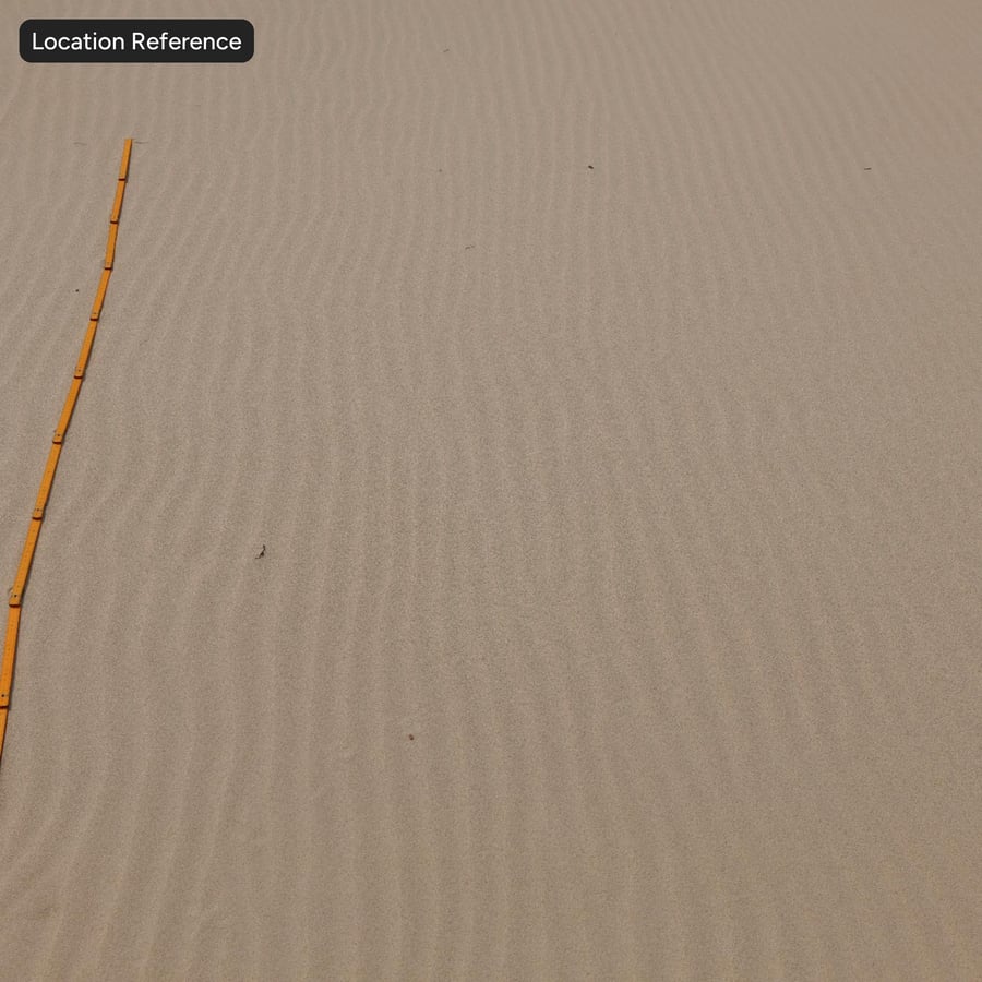 Droog gegolfd zandtextuur