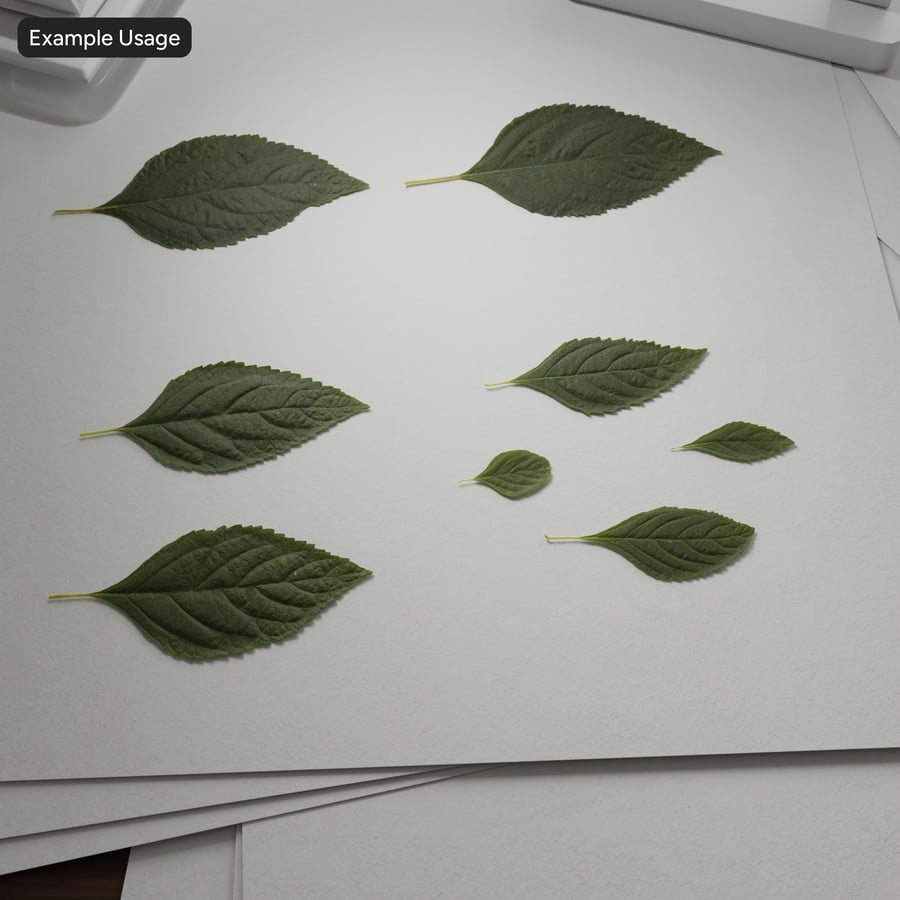 Beautyberry Leaves Texture Atlas