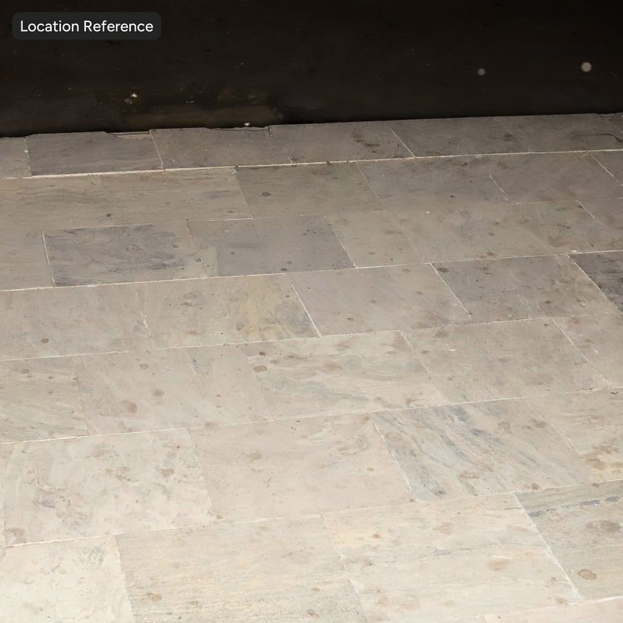 Texture marciapiede in pietra di marmo sporca
