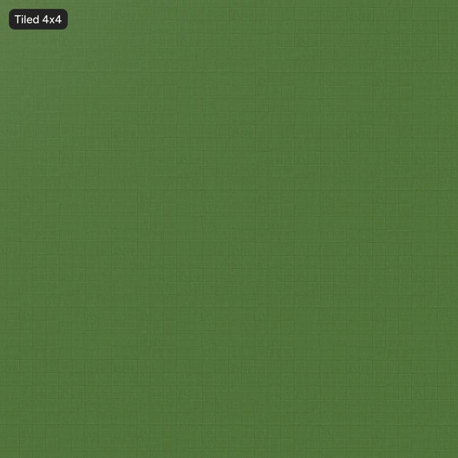 Štvorcová keramická lesklá dlaždica s textúrou, zelená