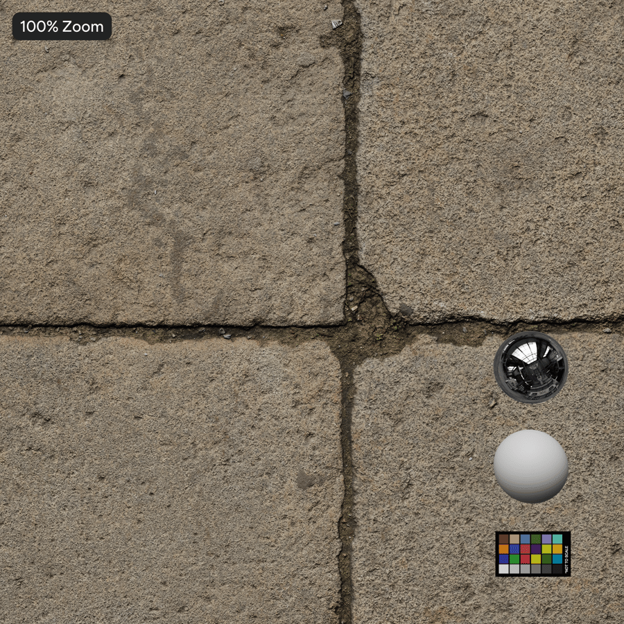 Opotřebovaná obdélníková dlažba Running Bond Texture, béžová
