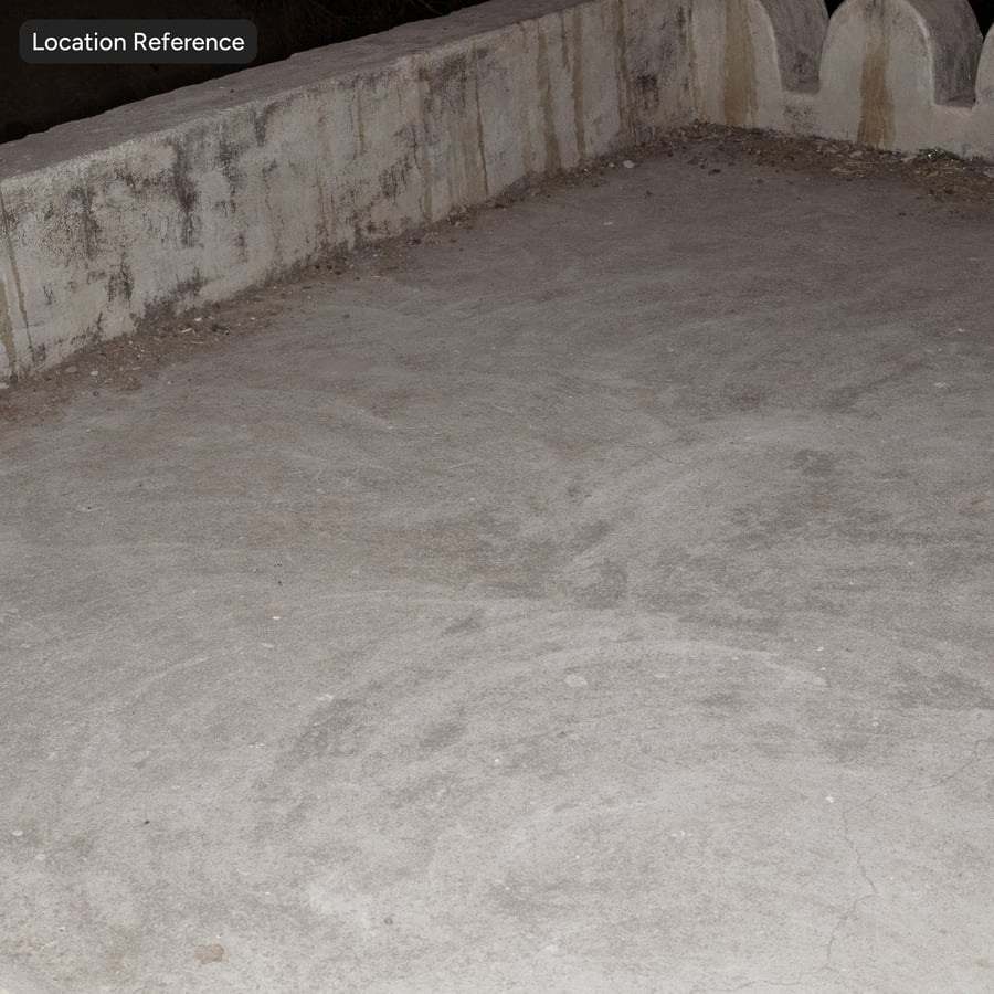 Repedezett pettyes betonpadló textúra
