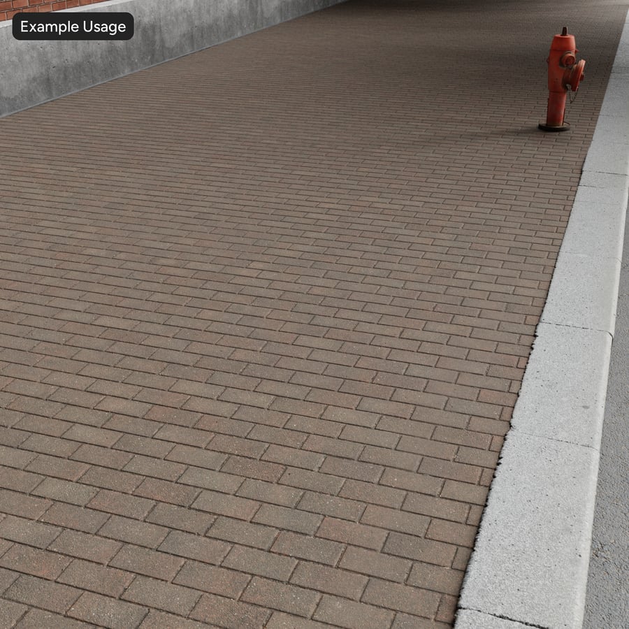 Textura dlažby, hnědá