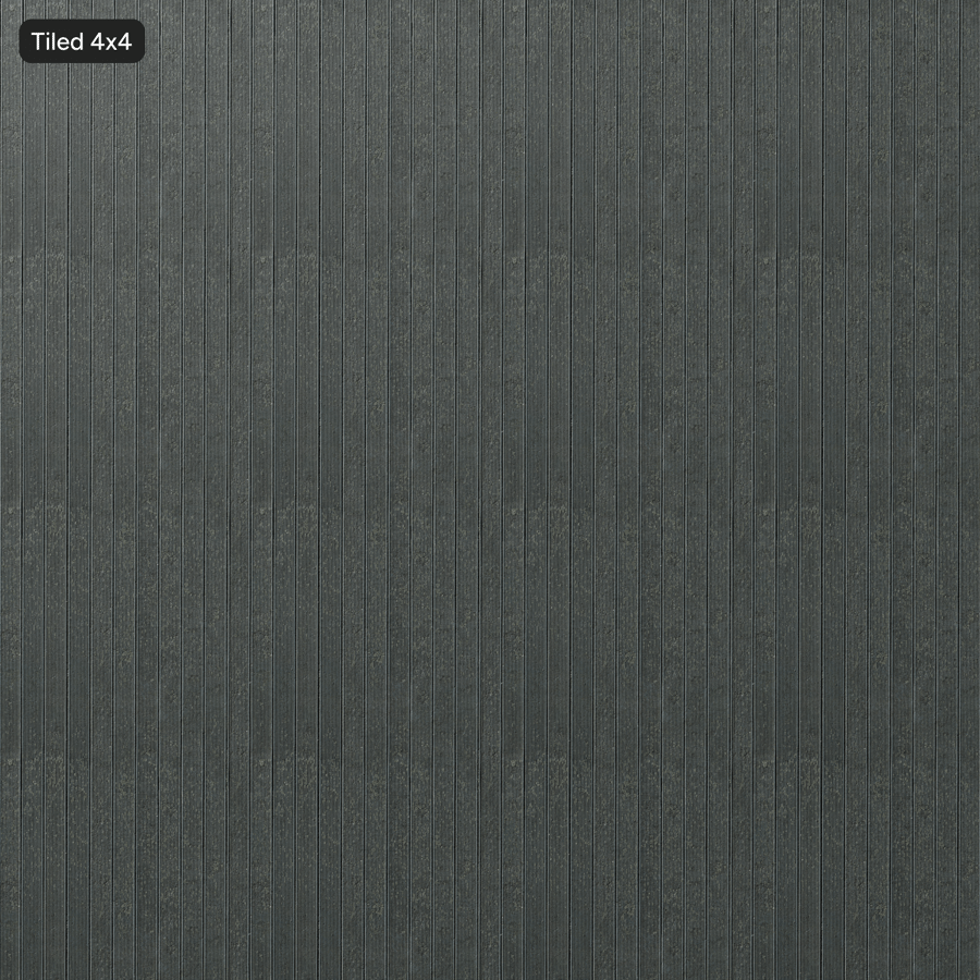 Moosige alte gerillte Komposit-Terrassendielen Textur