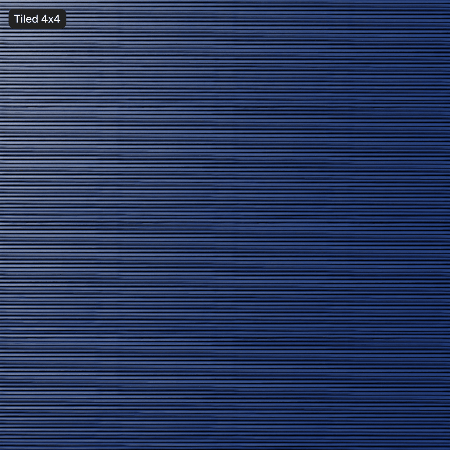 Corrugated Painted Metal Texture, Blue